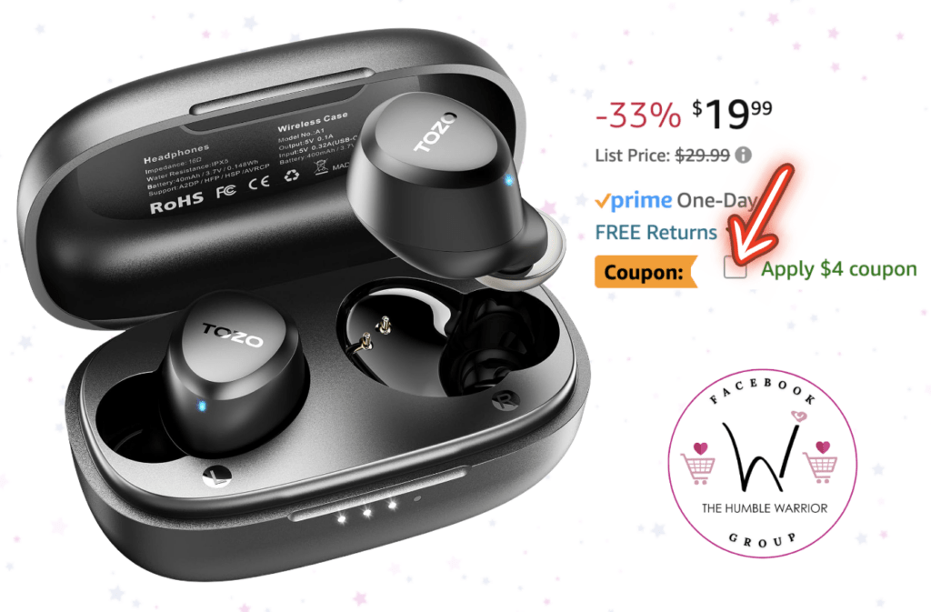 The TOZO A1 Mini Wireless Bluetooth Earbuds!